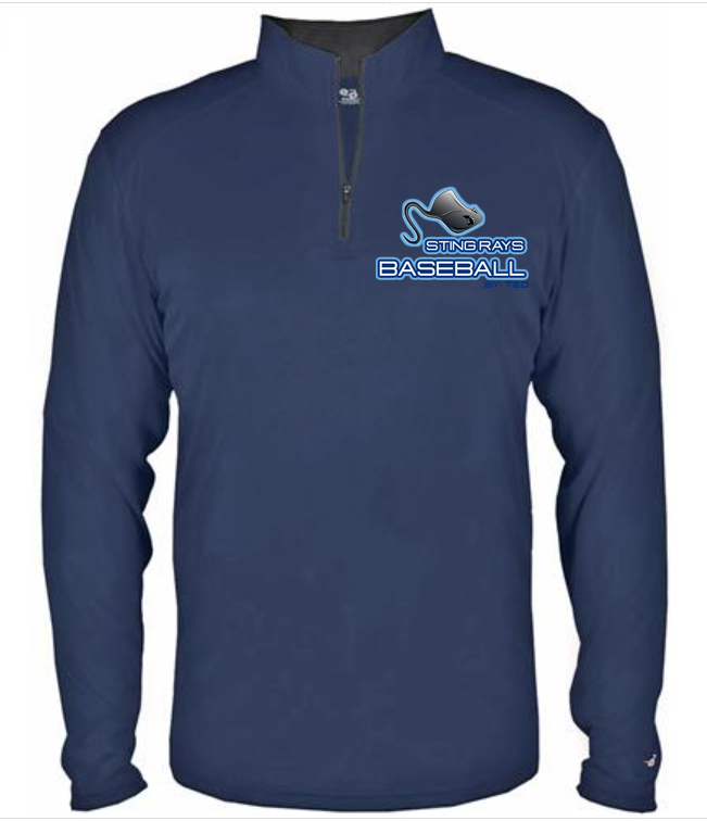 HHMS Dark Blue 1/4 Zip Long Sleeve