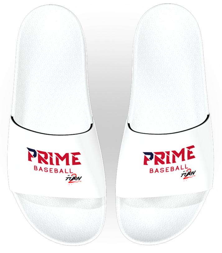 Prime Baseball Slides White