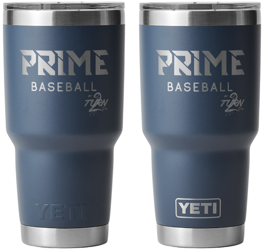 Prime Baseball Tumbler Blue