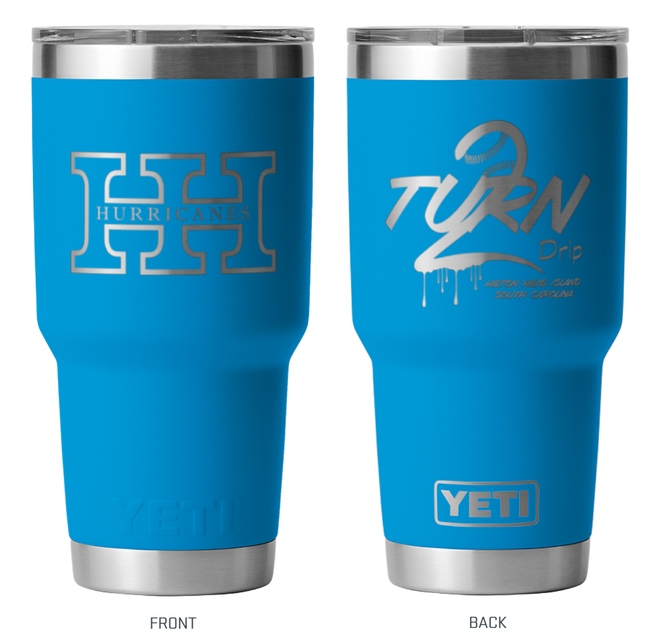 HH Hurricanes YETI Rambler 30 Blue