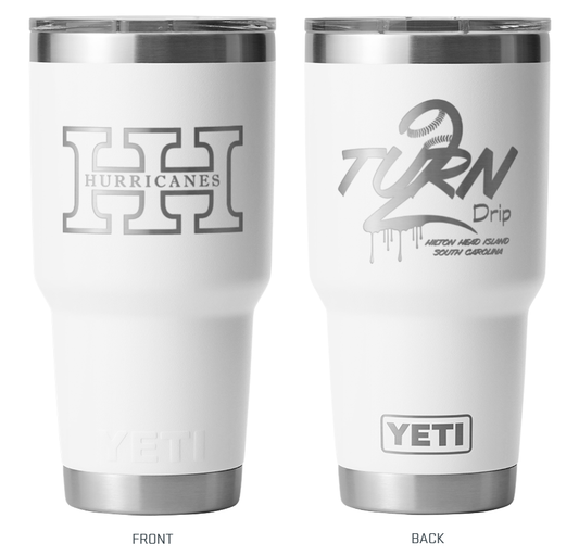 HH Hurricanes YETI Rambler 30 White